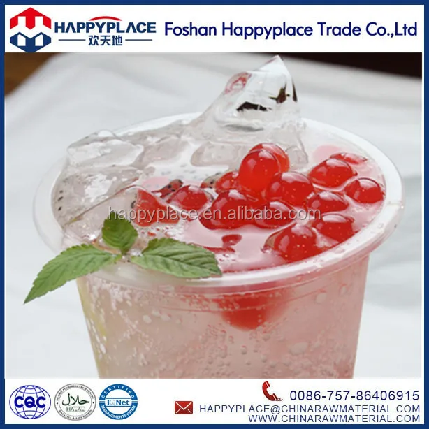 fruit juice ball popping boba agar jelly ball for taiwan bubble tea