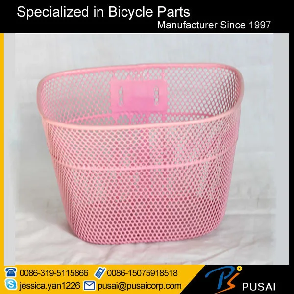 Hot Sale Pattern Bicycle Parts Hs Code 8714990000 Steel Basket For