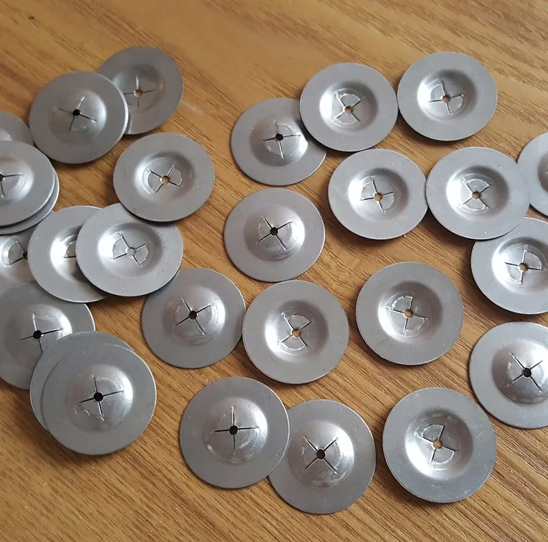 38mm Metal Insulation Clips With Safty Aluminum/plastic Caps Buy