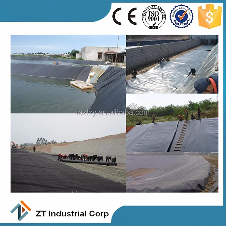 1.0mm hdpe ldpe lldpe fish farming pond liner tank geomembrane sheet