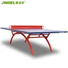JINOEL outdoor SMC big flanged tian zigzag double brace reinforcement waterproof sun national standard size table tennis table
