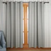 Chinese wholesale 52*84" solid design french window blackout 3pass curtain