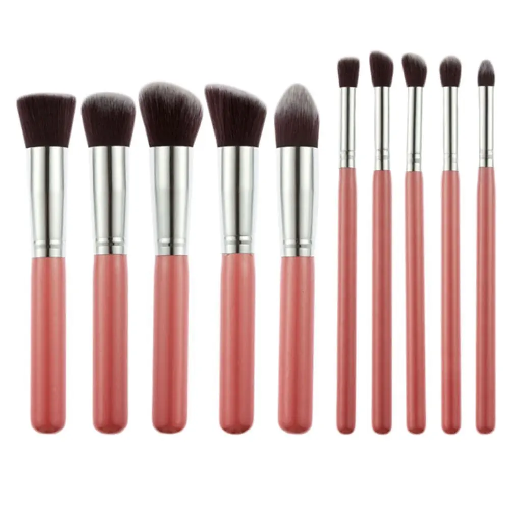Redcolourful 10Pcs Practical Cosmetic Makeup Brushes Multifunctional Makeup Brushes Set Tools