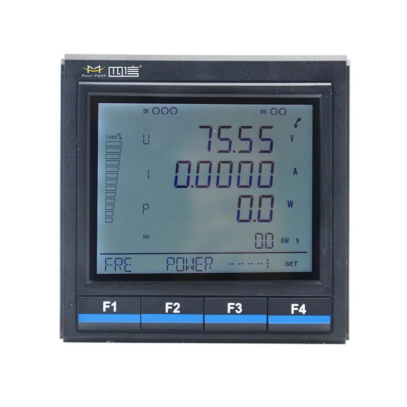 Din Rail Single Phase Multifunction Modbus Energy Meter With Remote Reading Function Buy