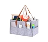 Felt Baby Diaper Caddy Organizer bag Nursery Storage bag Bin Changing Table Diaper Change