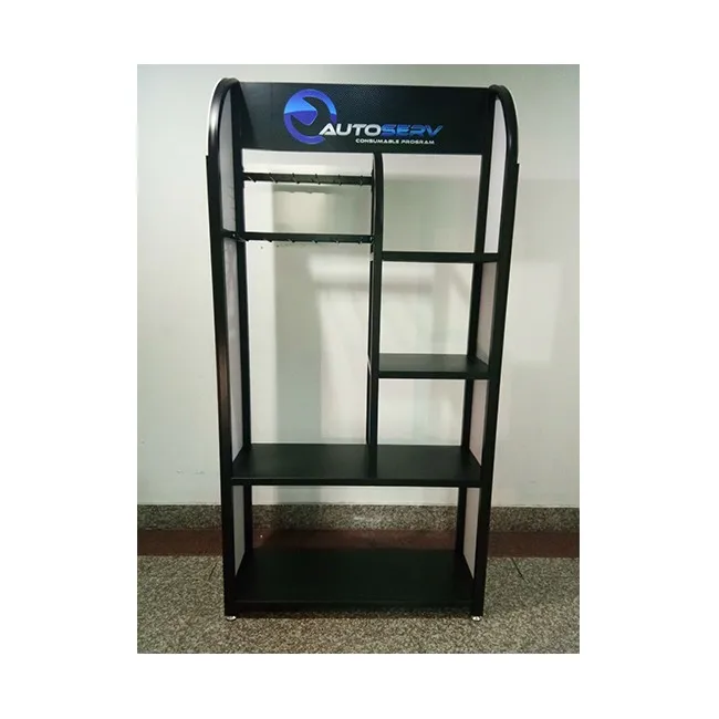 Wiper Blade Hanging Hook Oil Container Display Stand Floor Metal Car