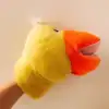 Wholesale factory custom Dog monkey duck animal hand puppet plush toy