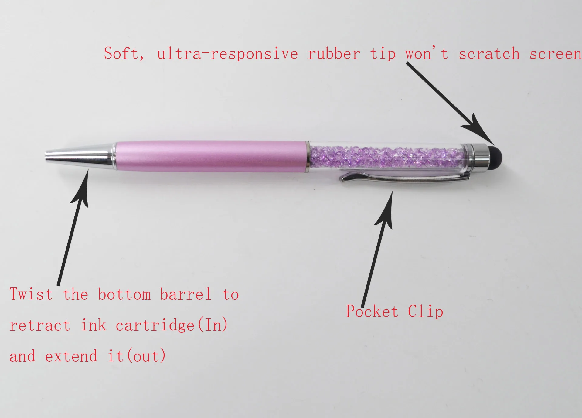 Crystal Diamond Stylus pen