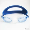 Silicone Swim Goggles Easy Buckle Adjustment wtih Neoprene Headstap Goggles Floating