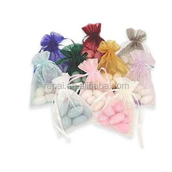 Drawstring Organza Bag 4x6 Party Gift Baby Shower Favors Big