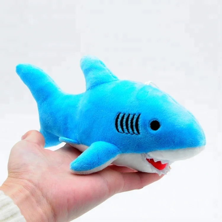 18cm Lovely Shark Plush Toys Kawaii Pendant Keychain Stuffed Animals Kids B TN 