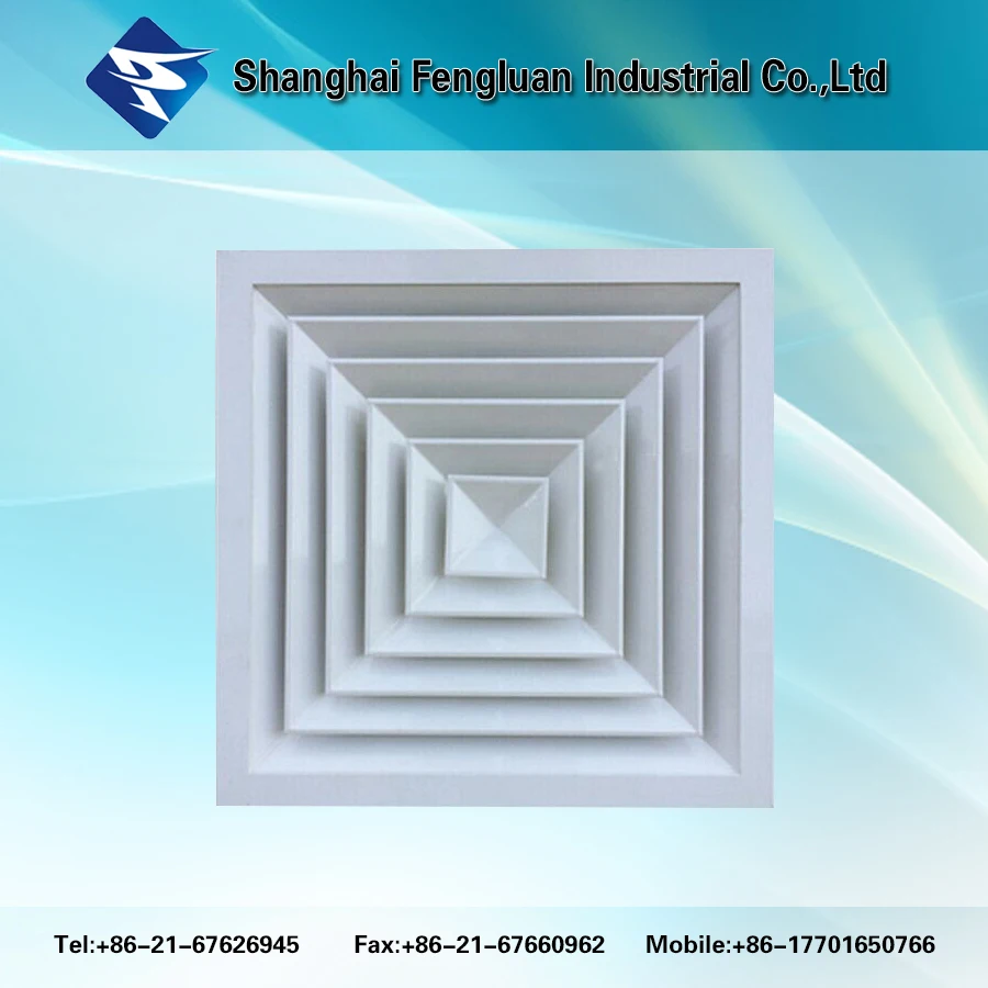 Sistema Hvac 4 Forma De Techo Aire Difusor De Aire Hvac Conducto