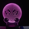 Emoji Cute Unique Home Decoration 3D Poor Expression LED Night Light switch 3 color Changing lamp friend New Year Gift Present