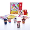 Custom Chinese fun creative diy decorative art manual paper cut stickers picture cutting craft with tool