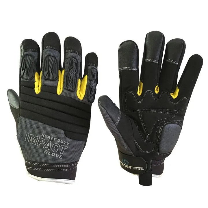 Heavy Duty Impact Gloves Mechanic Gloves - Buy Construction Work Gloves ...