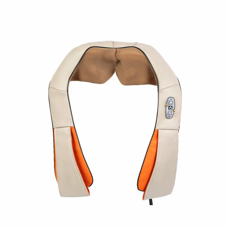 Electric Shiatsu Kneading Neck Shoulder Back Body Massager Belt With