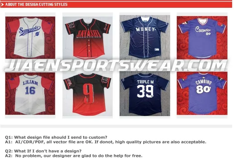 Source custom baseball jersey design template new design baseball team  jersey with number on m.