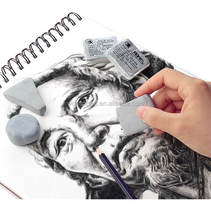 Arte gomas de borrar suave goma de borrar kneadable Sketch Profesional Senior Dibujo plasticinfo 