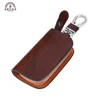 Brown Genuine Leather Key Wallet Leather Car Electronic Key Case