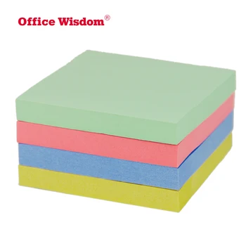 Download Office Wisdom 3 Inch Fluorescent Color And Pastel Neon Color Self-stick Removable 100 Sheets ...