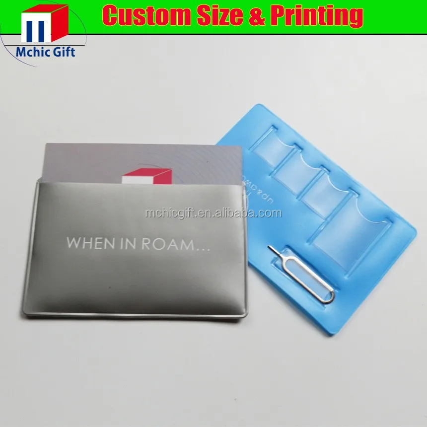 Custom Soft Pvc Business Cardholder Sim Card Holder,Soft Pvc Sim Card