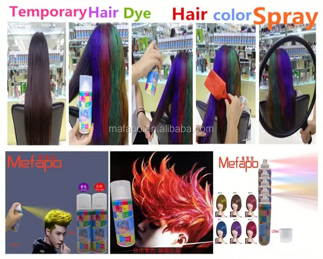 Blonde Colored Hair Spray Temporary Hairspray Wash Out Party Dress
