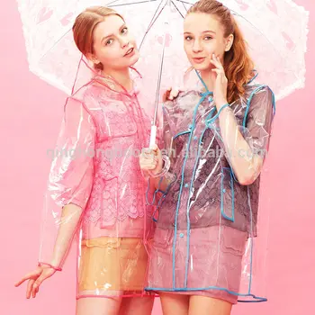 transparent raincoat womens