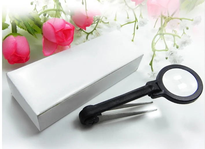 10x Tweezer Magnifier With Led Light Folding Loupe (yj7064aled) Buy