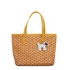 Latest arrival fashion 3D pattern casual tote bags with cute dog sequin pendant shopper