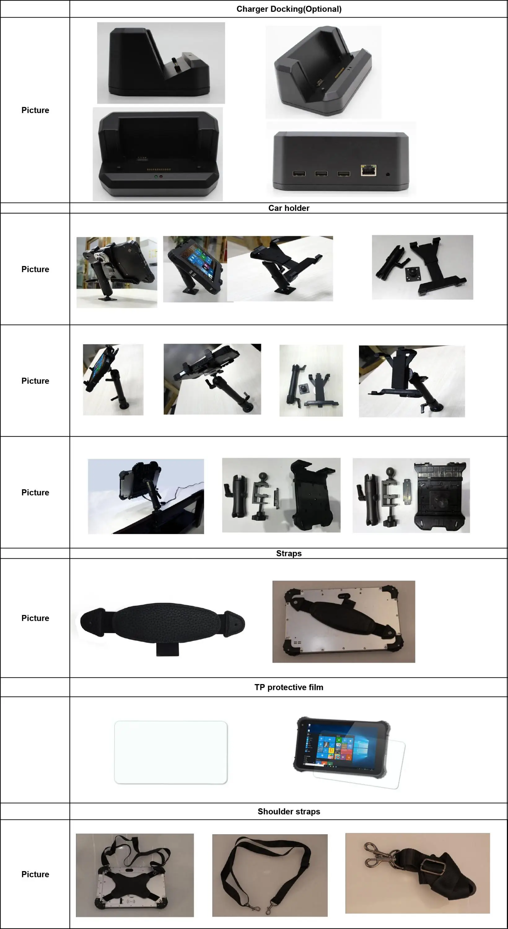 Rugline RT86 8 inch Windows 10 home 3G standard layout RAM 2GB ROM 32GB Industrial Rugged Tablet PC