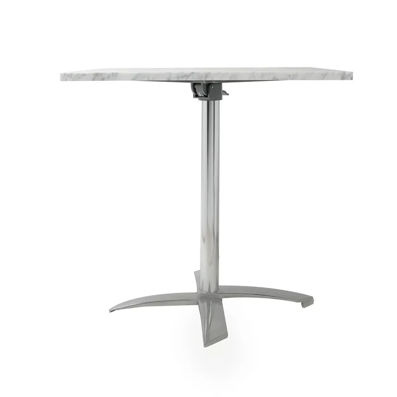 Großhandel Italienische Weiße Marmorplatte Mit Metall Basis