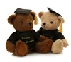 special design high quality full set graduation gift custom bachelor teddy bear plush toy