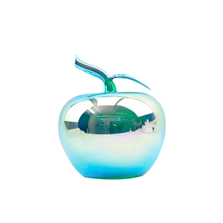 new products Iridescence Glass Apple home decoration details