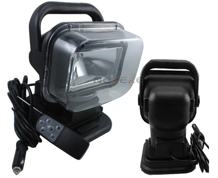 Boat spotlight 100W HID xenon rotating remote control searchlight auto 4WD