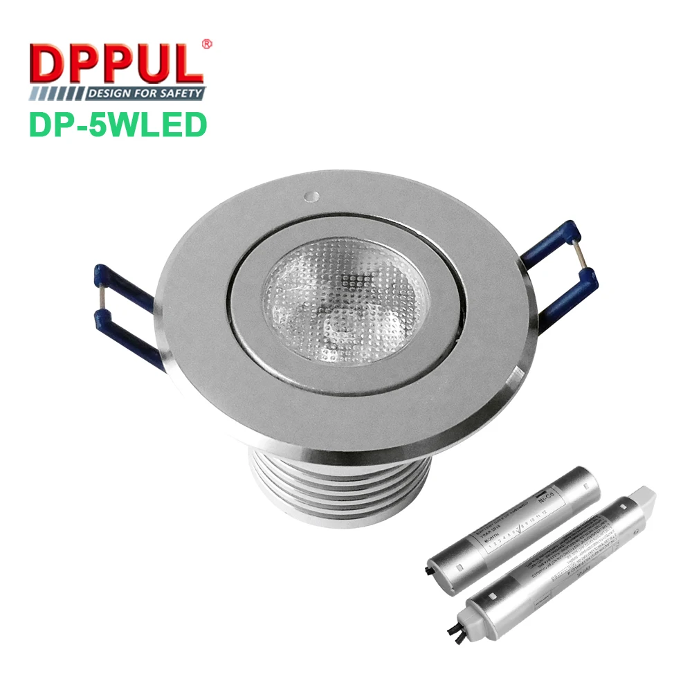 Popular 4500mAh rechargeable recessed emergency led down light