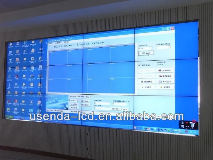 55 Inch Lcd Did Seamless Video Wall For Hd 3x3 Matrix Splicing Buy