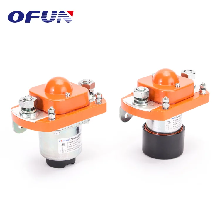OFUN Shipping From China 48V 400A Magnetic Dc Forklift Contactor Functions
