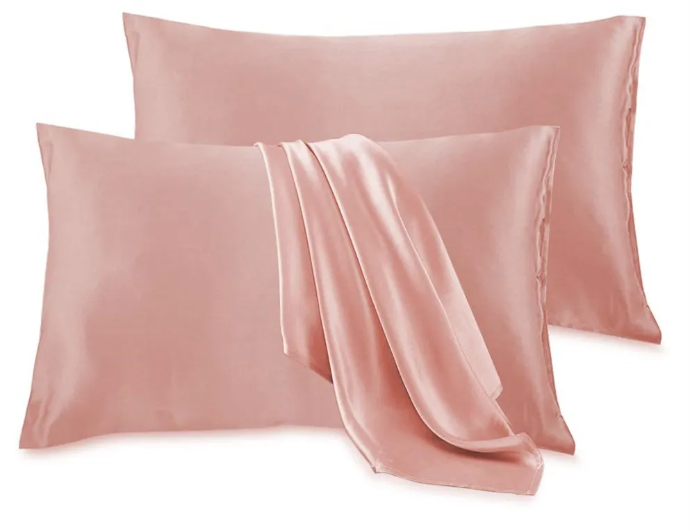 Wholesale King Size Super Soft Antiwrinkle 100polyester Silky Satin Pillowcase Buy Polyester