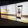 Aluminum LED Frameless Fabric Light Box Tension Stretch LED Backlit Fabric Display LED Light