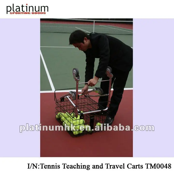 Tennis Teaching and Travel Cart/Tennis Ball Cart( TM0048,Collapsible