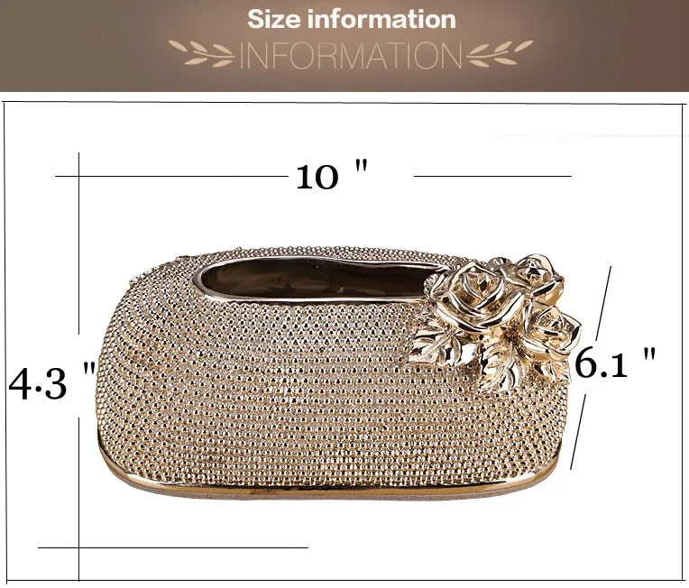 Table Accessories Polyresin Material Tissue Paper Box For Home Decor