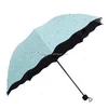 Advertising cheap auto open and close blue folding umbrella
