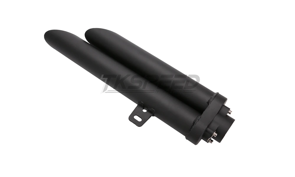 51mm High Quality Motorcycle Universal Double Exhaust Muffler Pipe Case