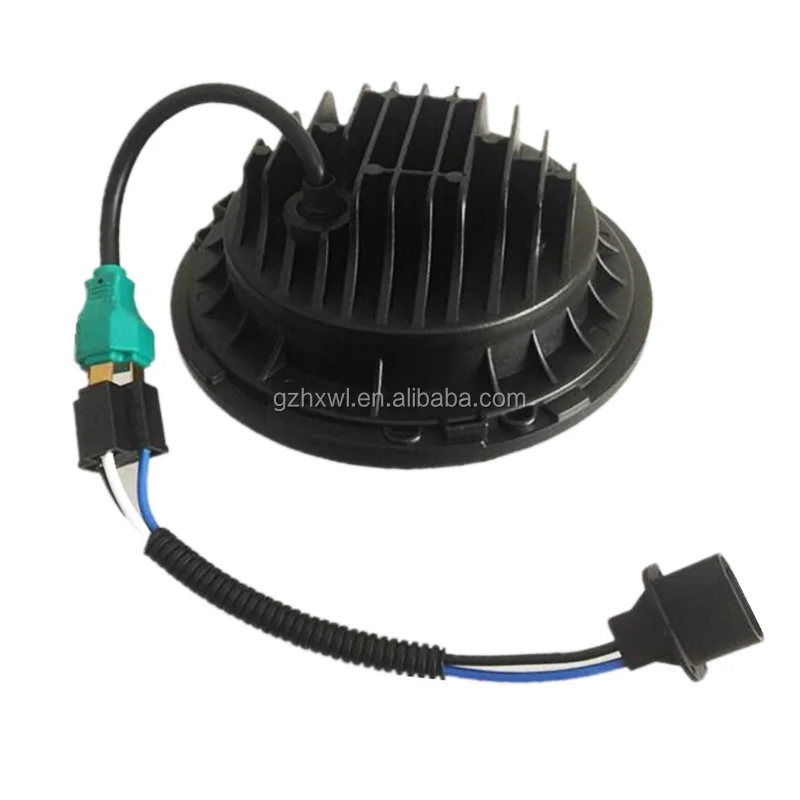 7 inch round LED headlight angel eyes for HARLEY motorcycle 40W led DRL front light