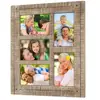 White Collage Wooden Picture Frames Hold five 4*6 Photos ready to Hang or use Tabletop