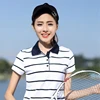 FD Factory custom High-quality striped short sleeved cotton women summer fashion large size