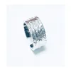 Lost wax casting adjustbalbe multiple textured ring jewelry for women