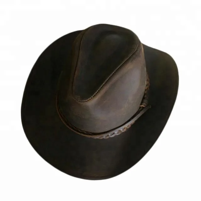 Custom High Quality Womens Mens Plain Blaze Orange Western Style Crushable Felt Stetson Cowboy