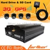 4ch HDD GPS 3G wifi build-in G-sensor Vehicle Mobile DVR original factory