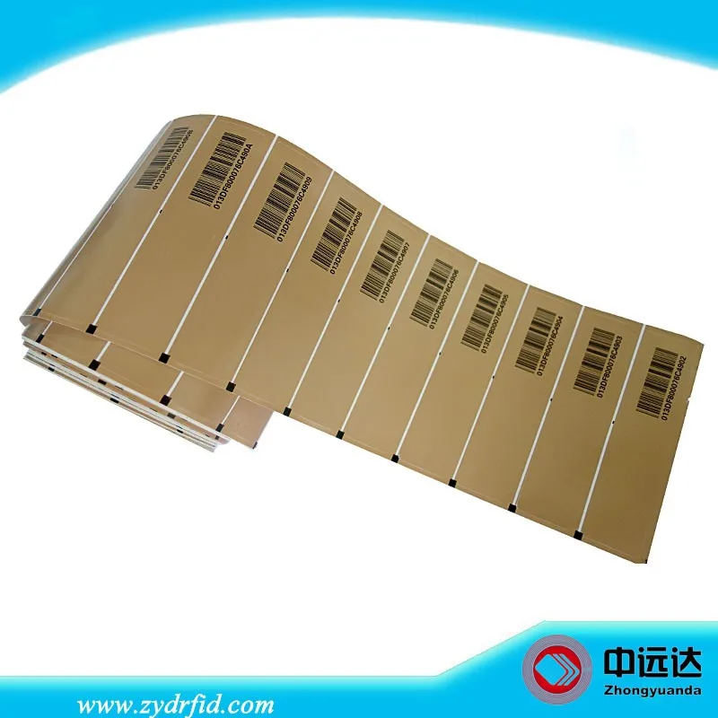 EPC Gen 2 uhf rfid label RFID sticker for logistic and asset management